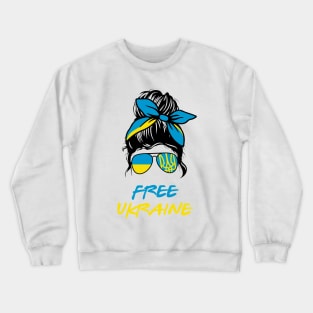 Free Ukraine Crewneck Sweatshirt